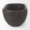 Athena Extra Large Oblong Black-Brown Reclaimed Wood Bowl, Decorative Bowl by Mercana, 26" length x 10" width x 7" height thumbnail 7