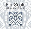 Hawthorne Ikat Blue Peel & Stick Wallpaper, by York Wall, 20' length x 2'3" width x 0.02" depth thumbnail 4