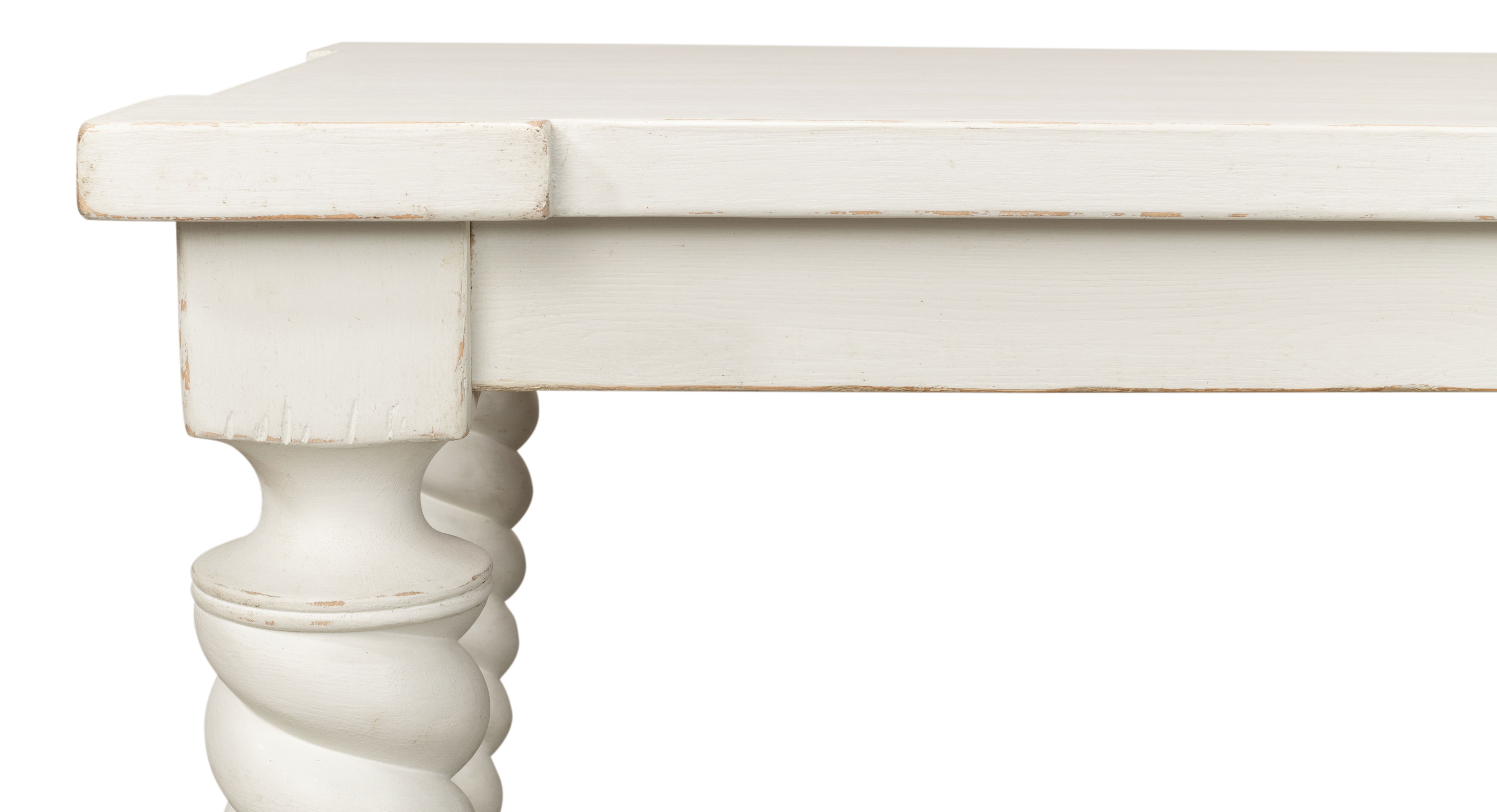 Teagan Dining Table, Antique White large image 