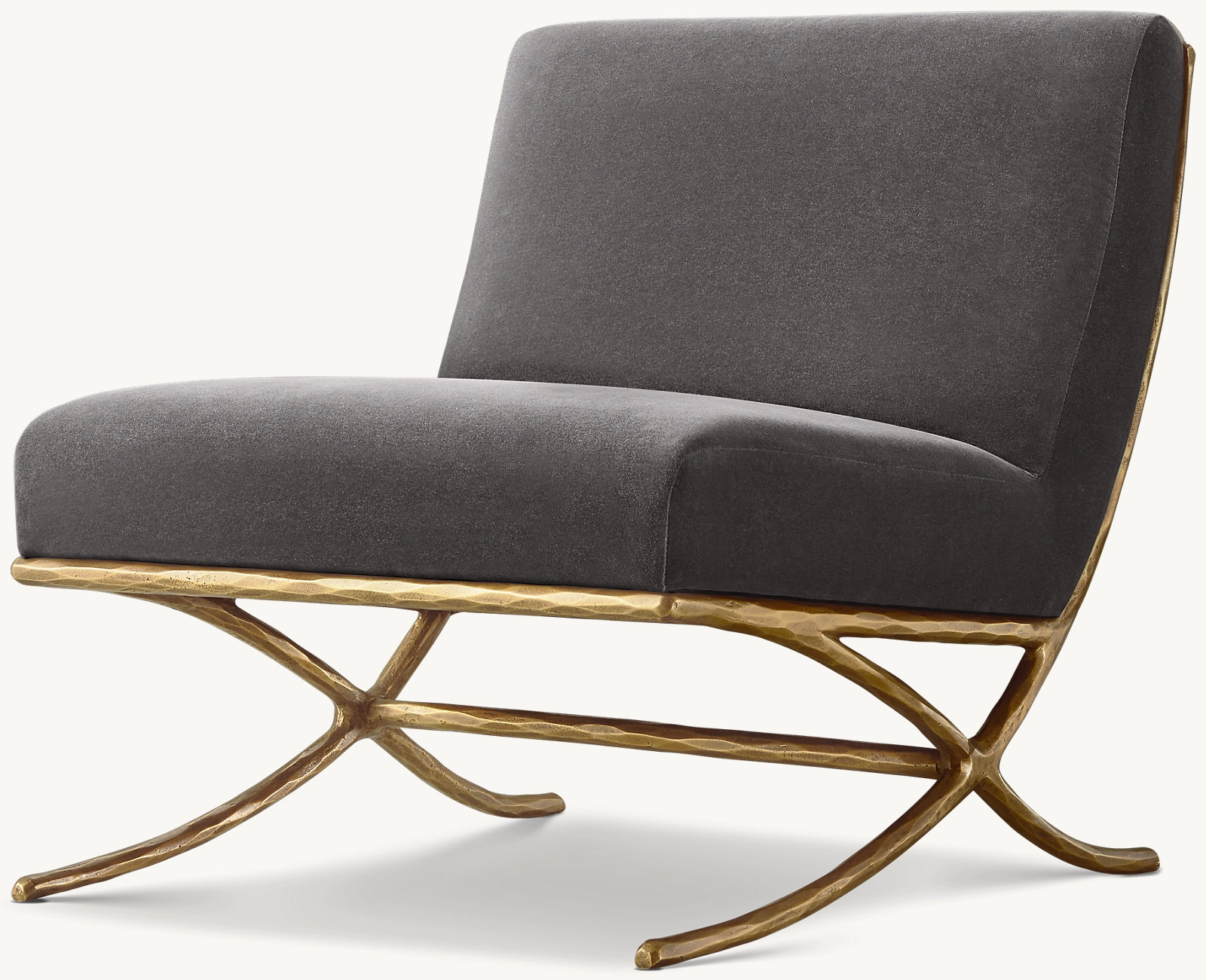 Online Designer Combined Living/Dining Thaddeus X-Base Slipper Chair