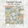 Bramble Garden Sage Peel & Stick Wallpaper thumbnail 3