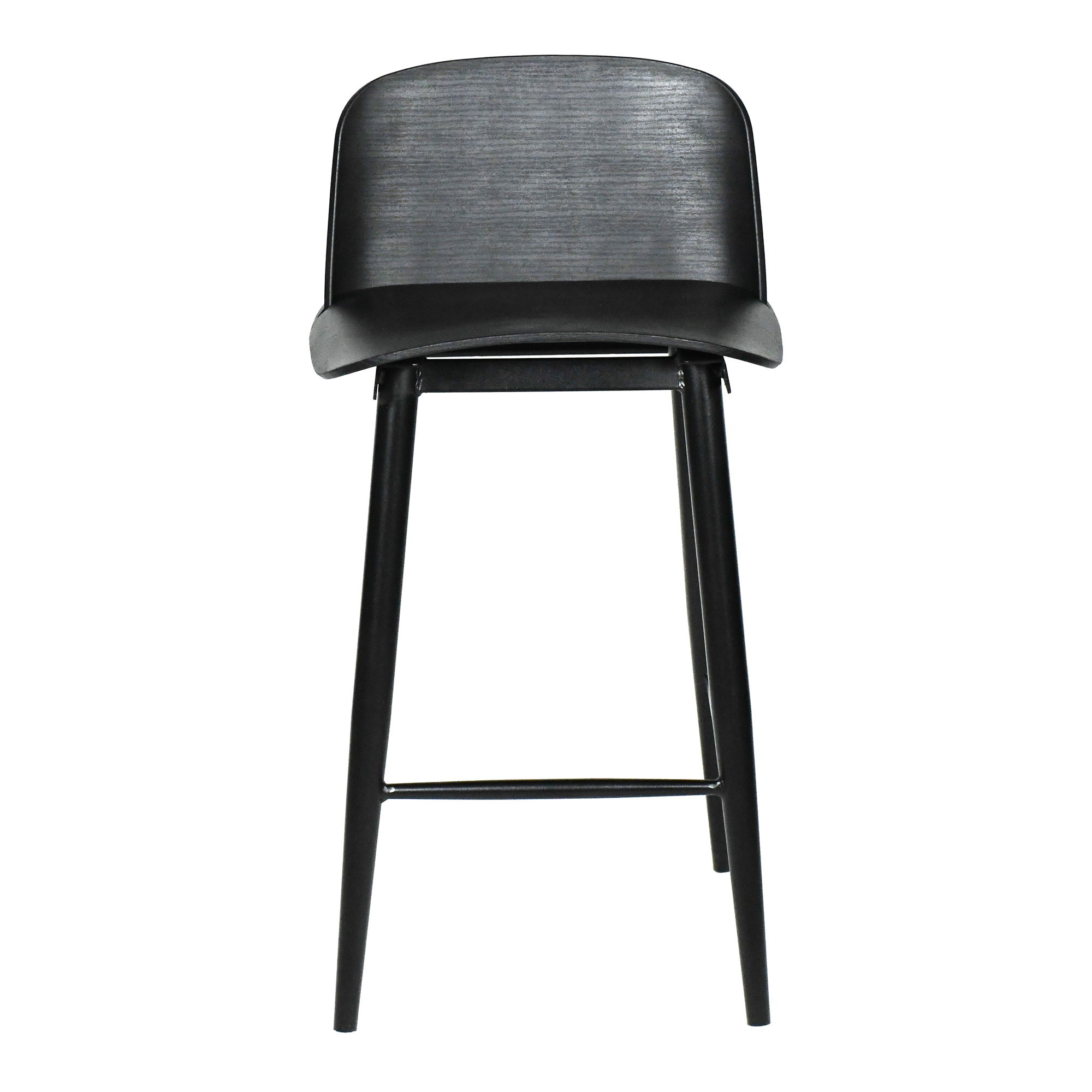 Looey Counter Stool Black - Set Of Two, Counter & Bar Stool by Moe's Home, 18" width x 34" height x 20" depth View 4