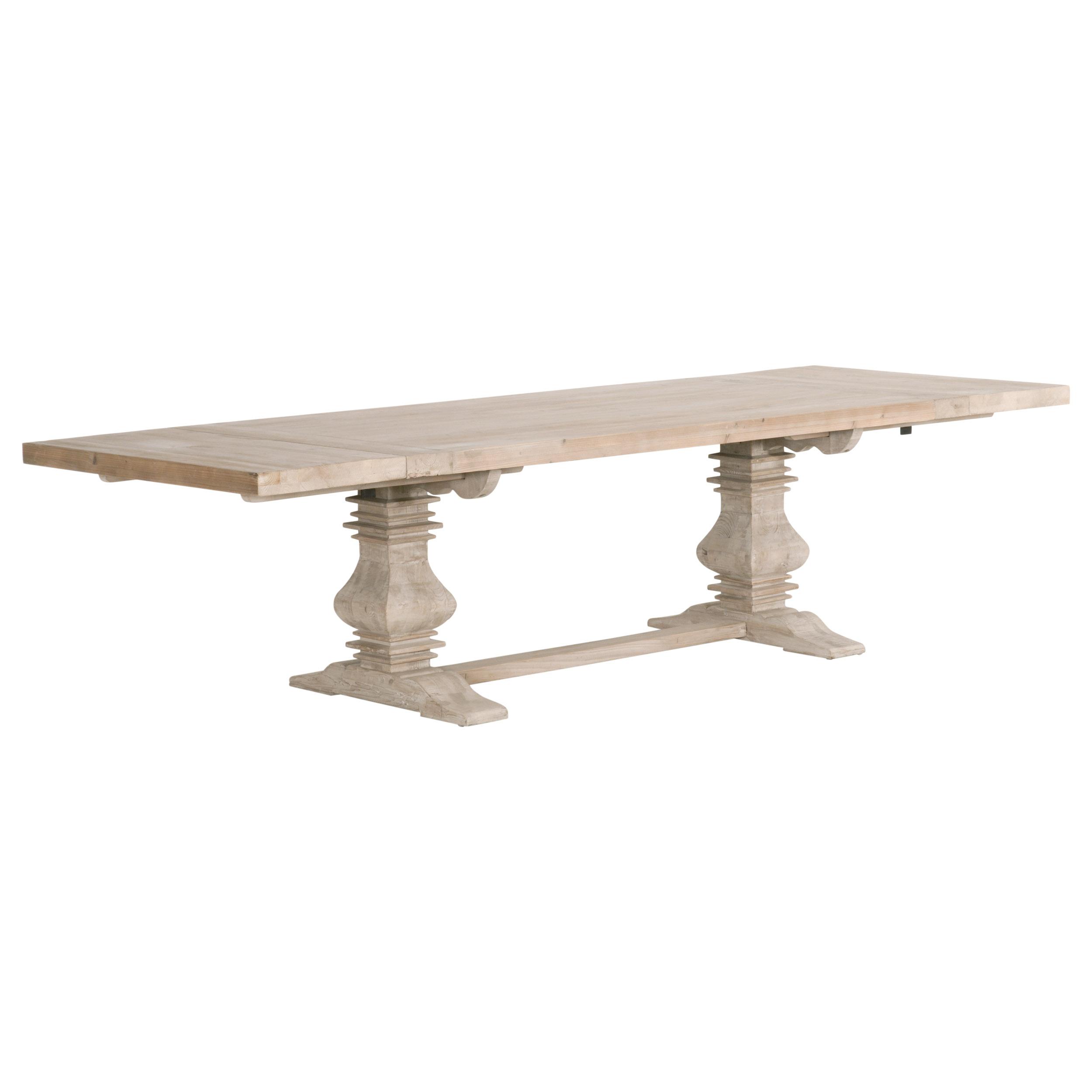 Monastery Extension Dining Table, by Essentials for Living, 84" width x 30" height x 43" depth View 2
