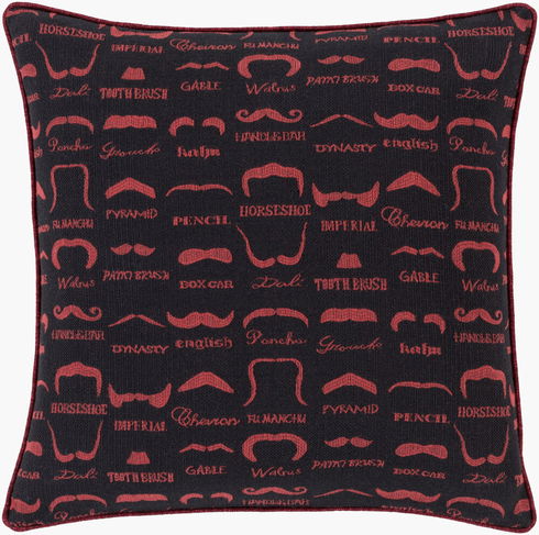 Wax that Stache Accent Pillow