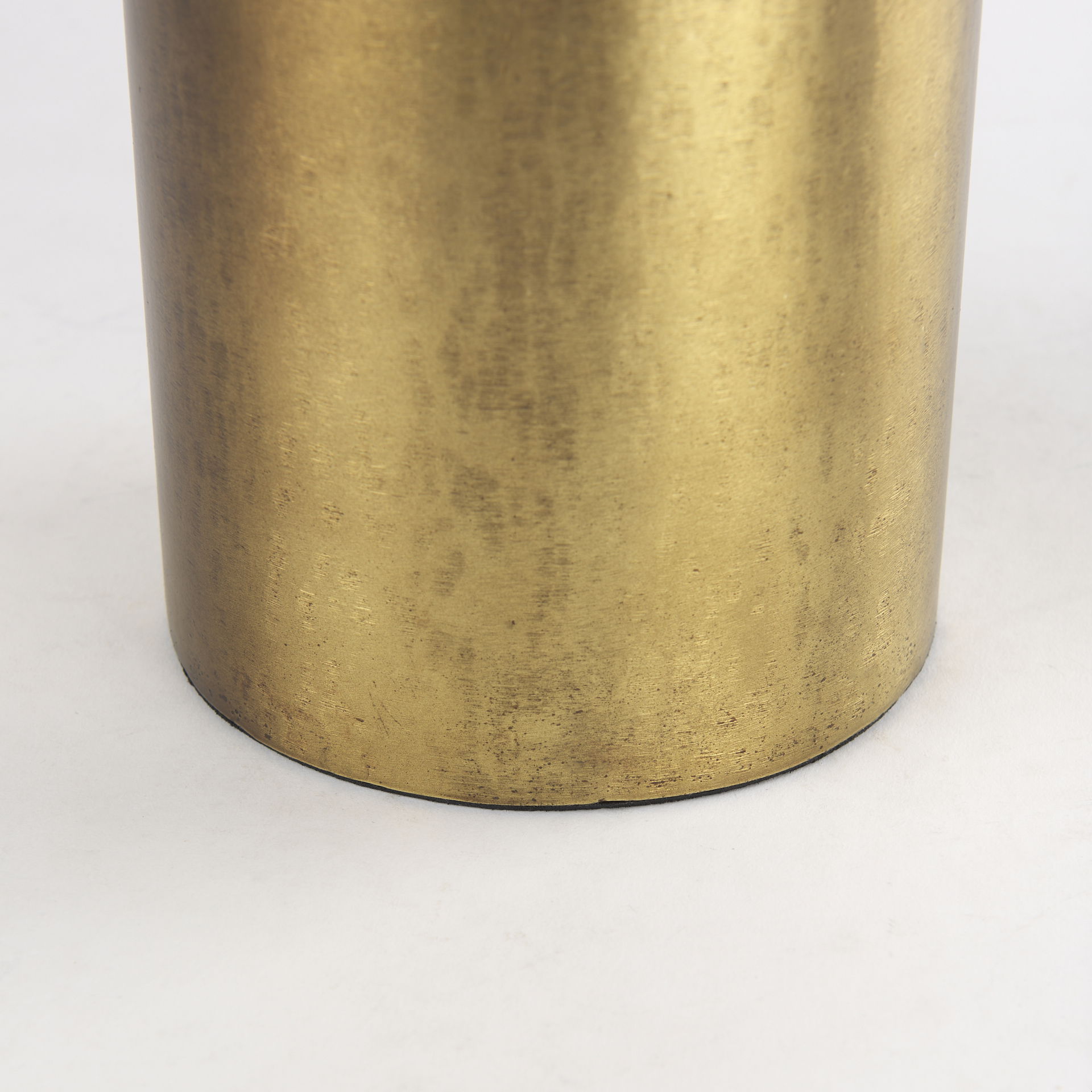Aubrey Medium 18.0H Gold Iron Jug Vase, Decorative Jar by Mercana, 5.5" length x 5.5" width x 18" height View 12