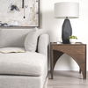 Laraya Medium Brown Wood with Arches End Table thumbnail 2