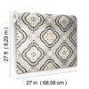 Garden Trellis Onyx Wallpaper 6 Garden Trellis Onyx Wallpaper thumbnail 6