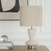 Doreyn Ivory Table Lamp, by Uttermost, 14" width x 25.75" height x 14" depth thumbnail 3