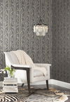Bamboo Grove Charcoal Wallpaper thumbnail 1