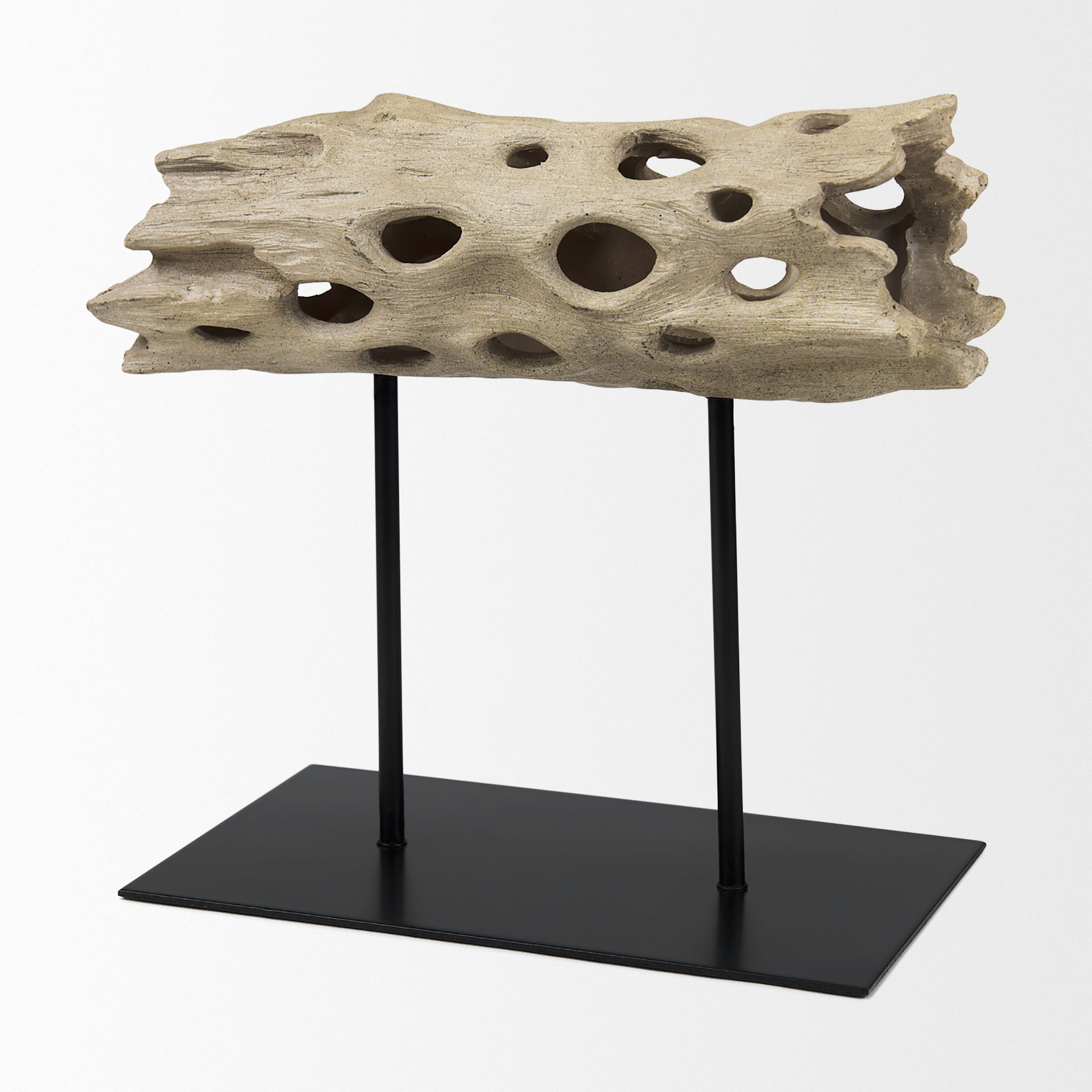 Dwell Cholla Wood Resin Decorative Object, by Mercana, 11.69" length x 5.91" width x 10.43" height View 7
