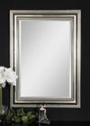Stuart Silver Beaded Mirror, by Uttermost, 2'2.75" width x 3'0.75" height x 1.5" depth thumbnail 5
