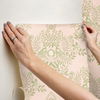 Cottontail Toile Pink & Chartreuse Peel & Stick Wallpaper thumbnail 11