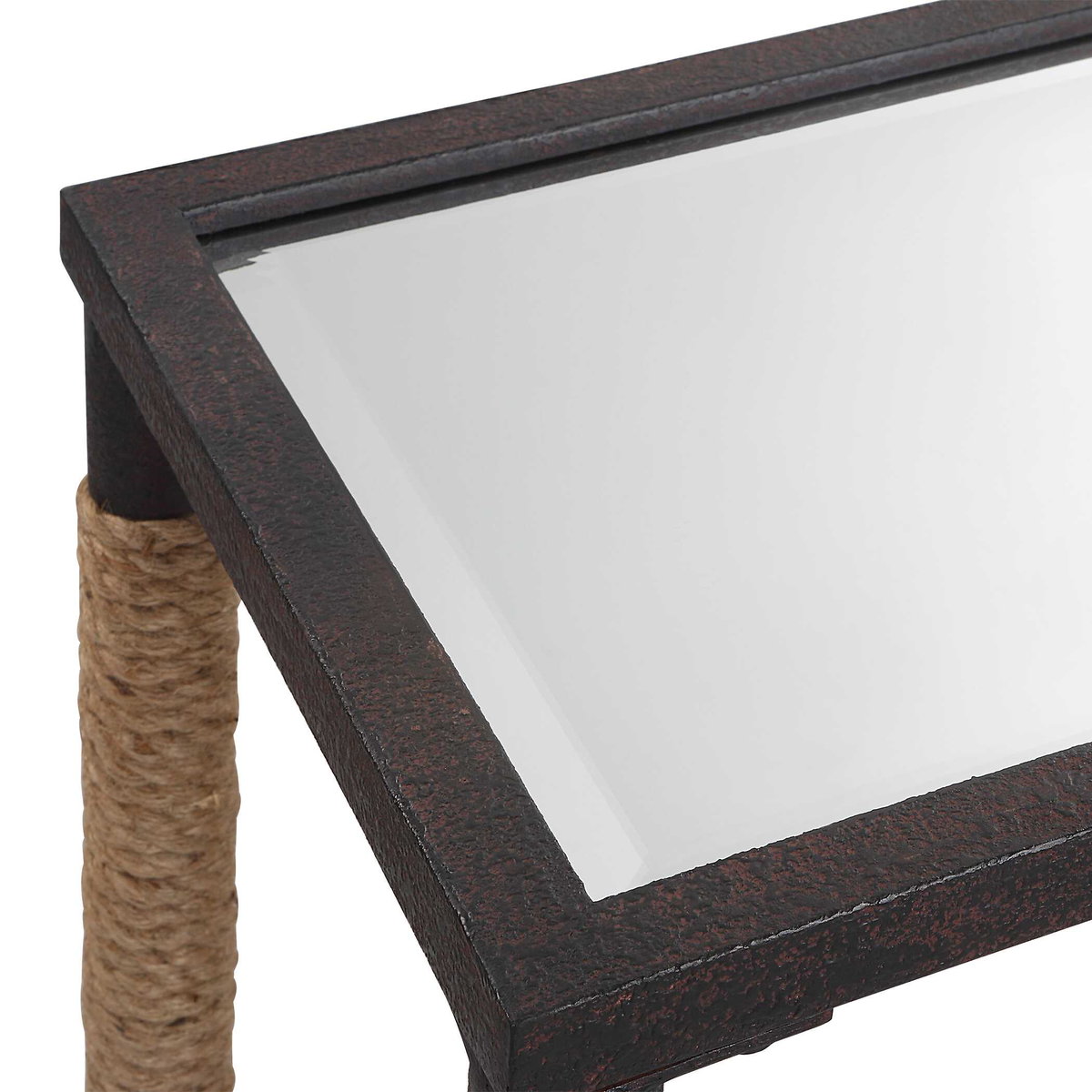 Braddock Coastal Console Table, by Uttermost, 52" width x 31.75" height x 14" depth View 7