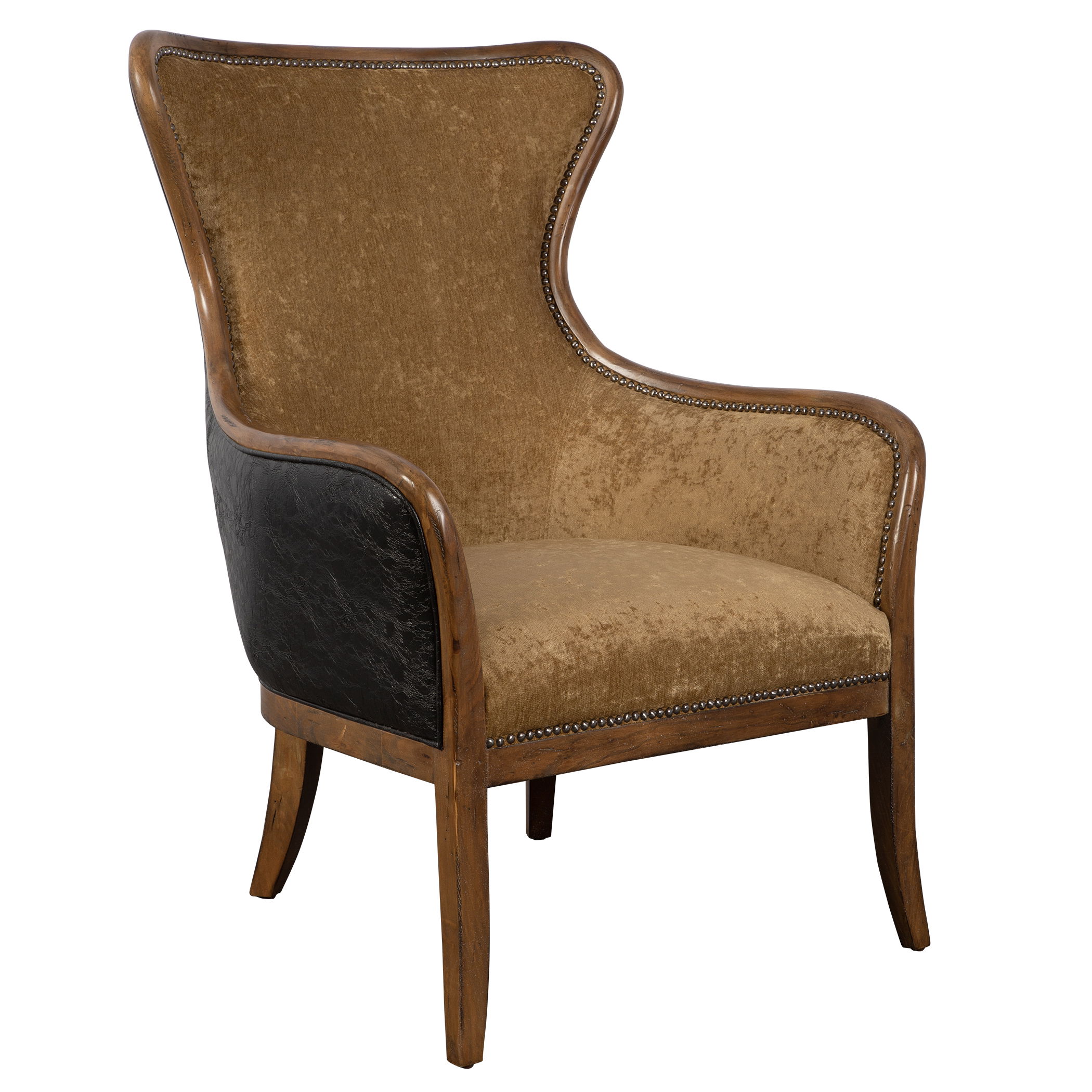 Snowden Tan Wing Chair large image 