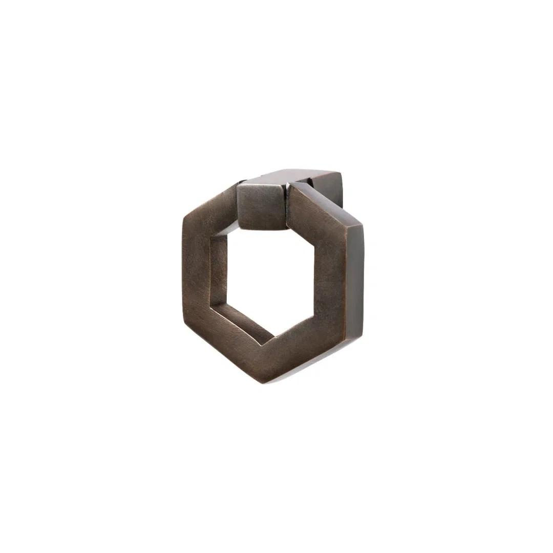 Harper Ring Pull, Cabinet Handles & Pull by Villa & House, 1.75" width x 1.75" height x 0.85" depth