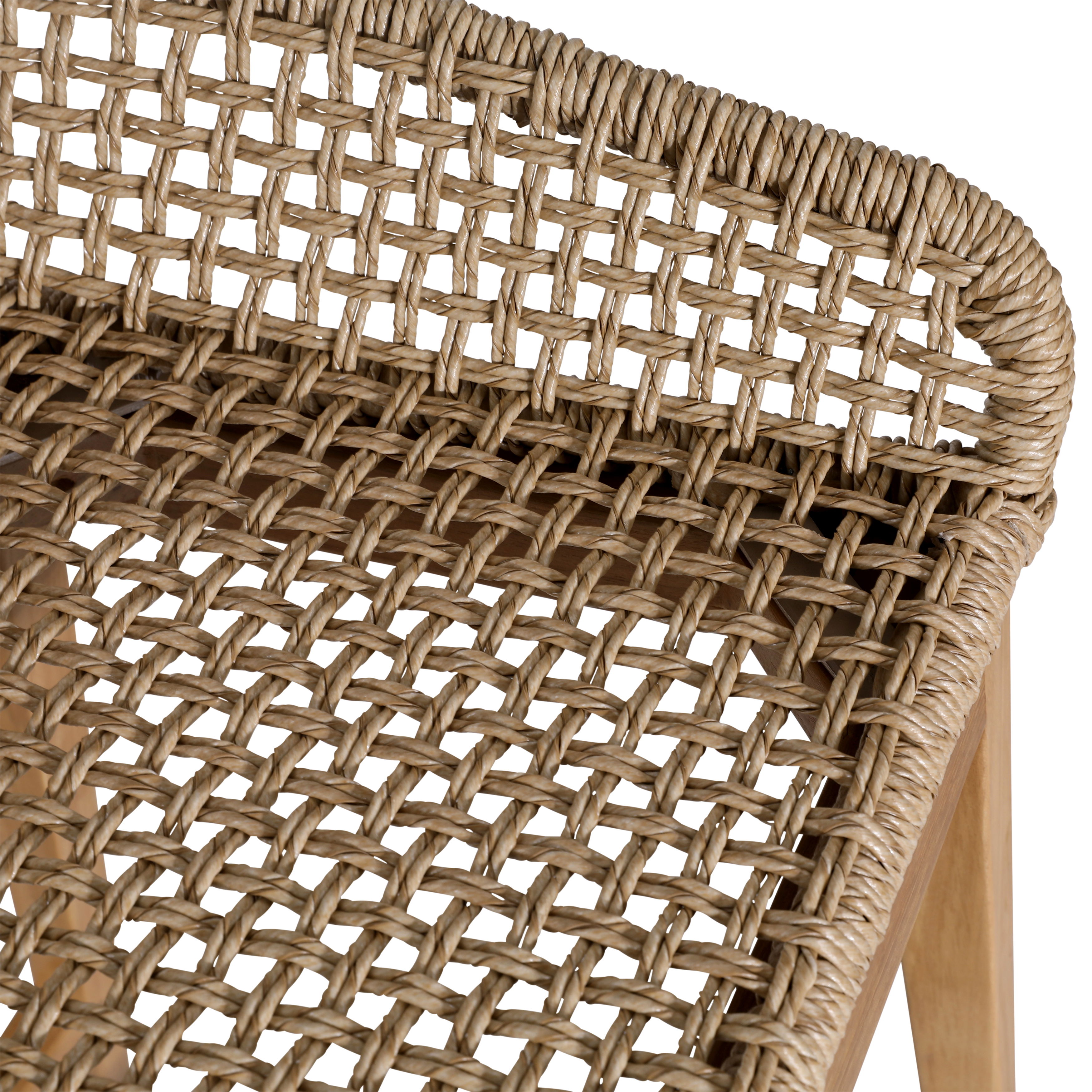 Audra Barstool Nat, Counter & Bar Stool by Dovetail, 20" width x 39.5" height x 23" depth View 6