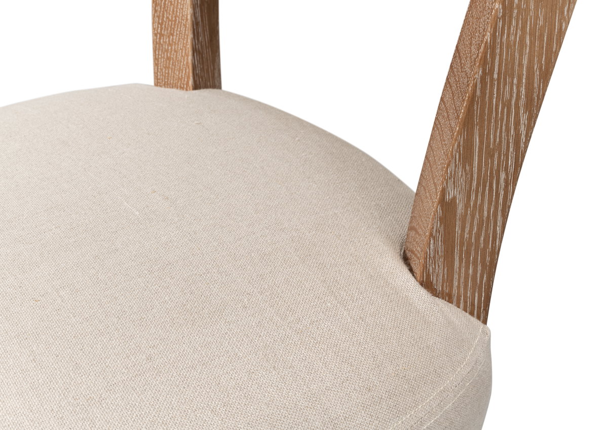 Rhett Chair, by Sarreid, 2' length x 1'6" width x 2'11" height View 5