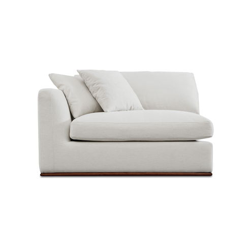 Rue Left Arm Facing Chair Off White
