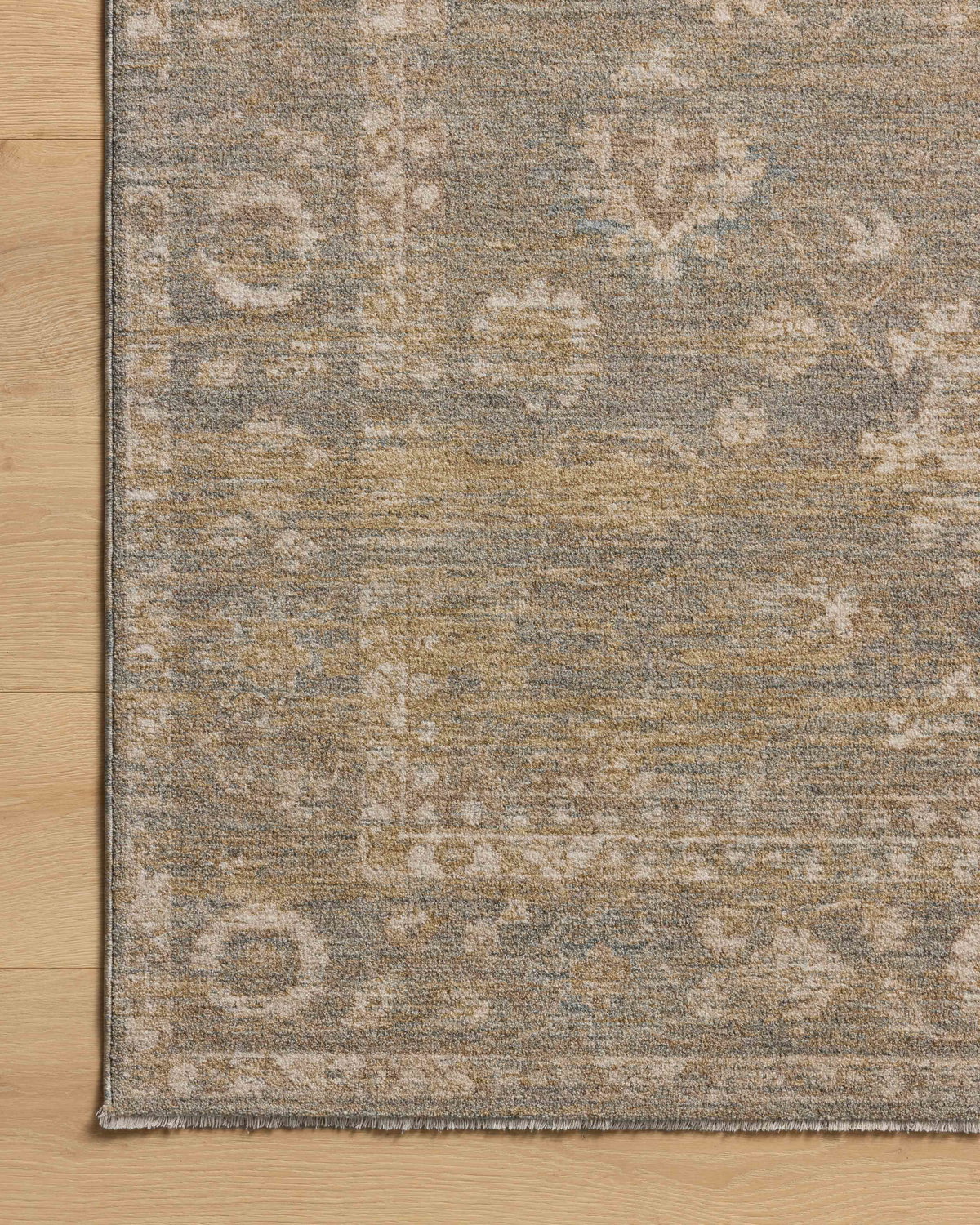 Chris Loves Julia x Loloi Louisa Rug, 5'3" length x 5'3" width View 7