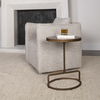 Jessenia Stone Accent Table, Furniture by Uttermost, 18" width x 23" height x 12" depth thumbnail 4