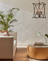 Diamond Channel Light Grey Wallpaper thumbnail 2