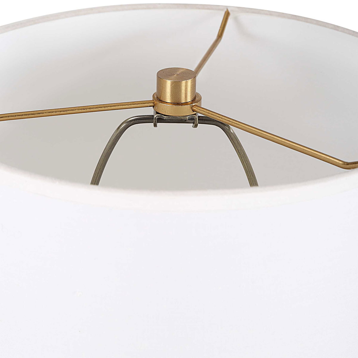 Lautoka Brass Buffet Lamp, by Uttermost, 10" width x 36" height x 10" depth View 7