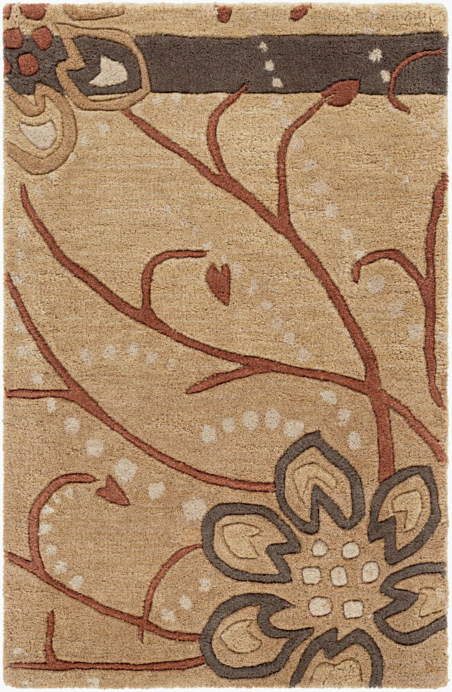 Athena Handmade Rug, by Surya, 3' length x 2' width