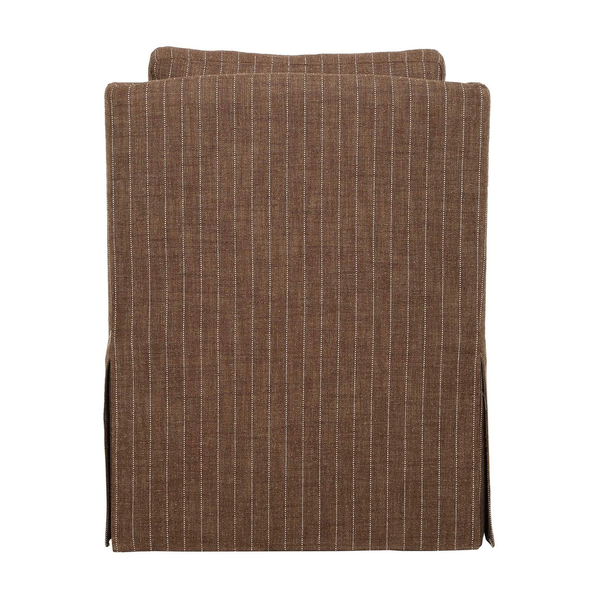 Luisa Pinstripe Swivel Chair, Accent Chair by Uttermost, 27.5" width x 35.5" height x 33.5" depth View 6