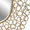 Swirl Round Gold Mirror thumbnail 7