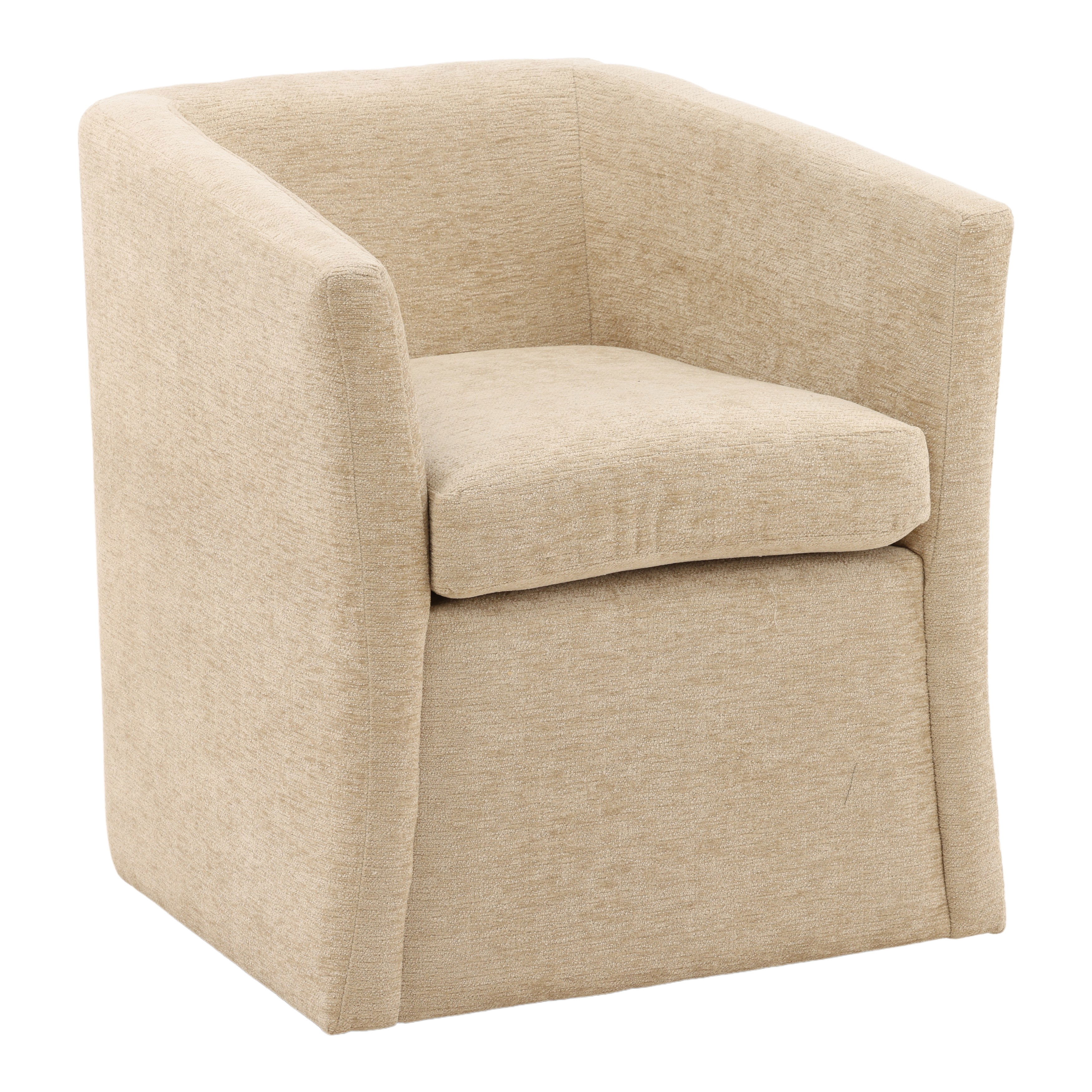 Helga Dining Swivel Chair Sand large image 