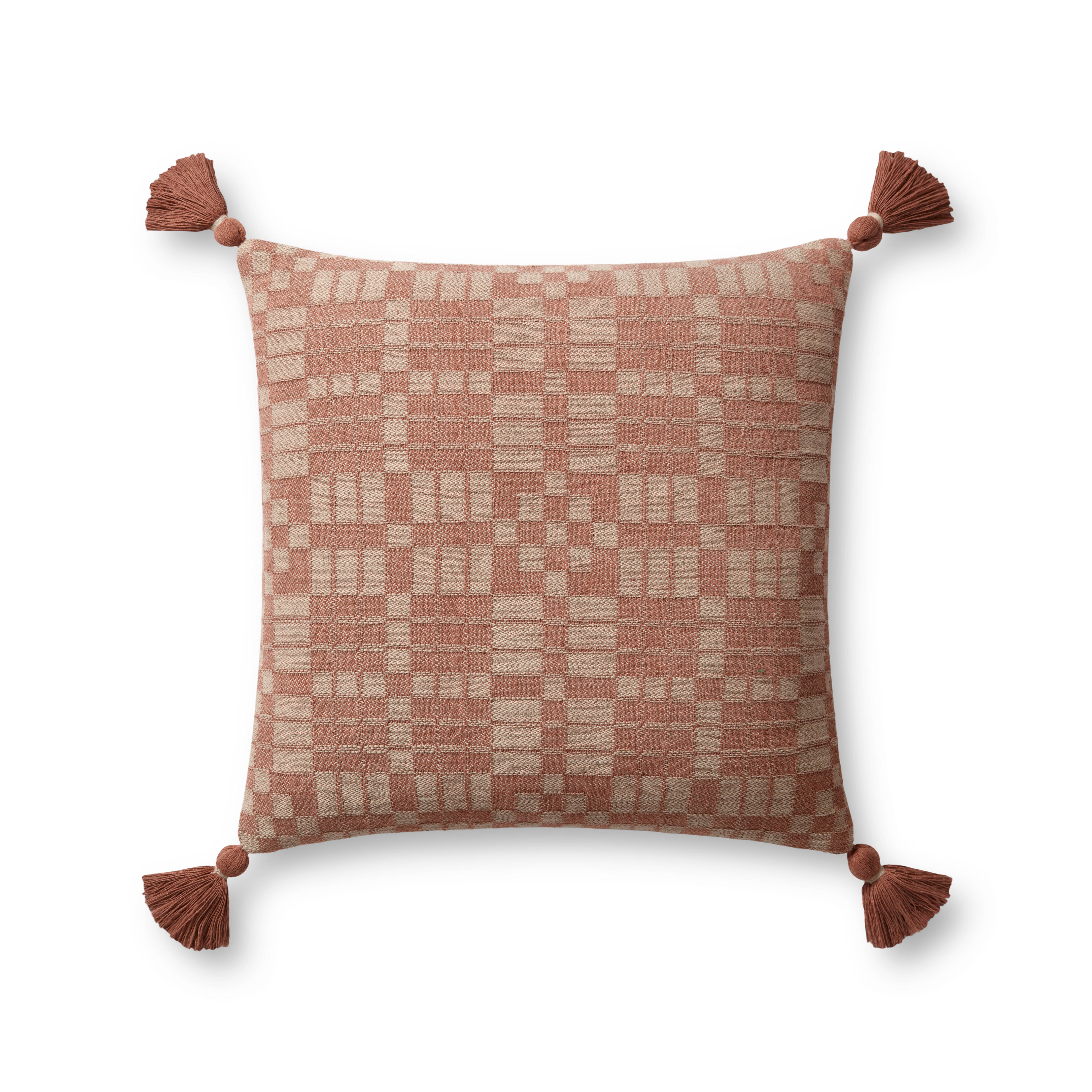 Chris Loves Julia x Loloi Ellery Pillow, Decorative Pillow, 18" length x 18" width View 1