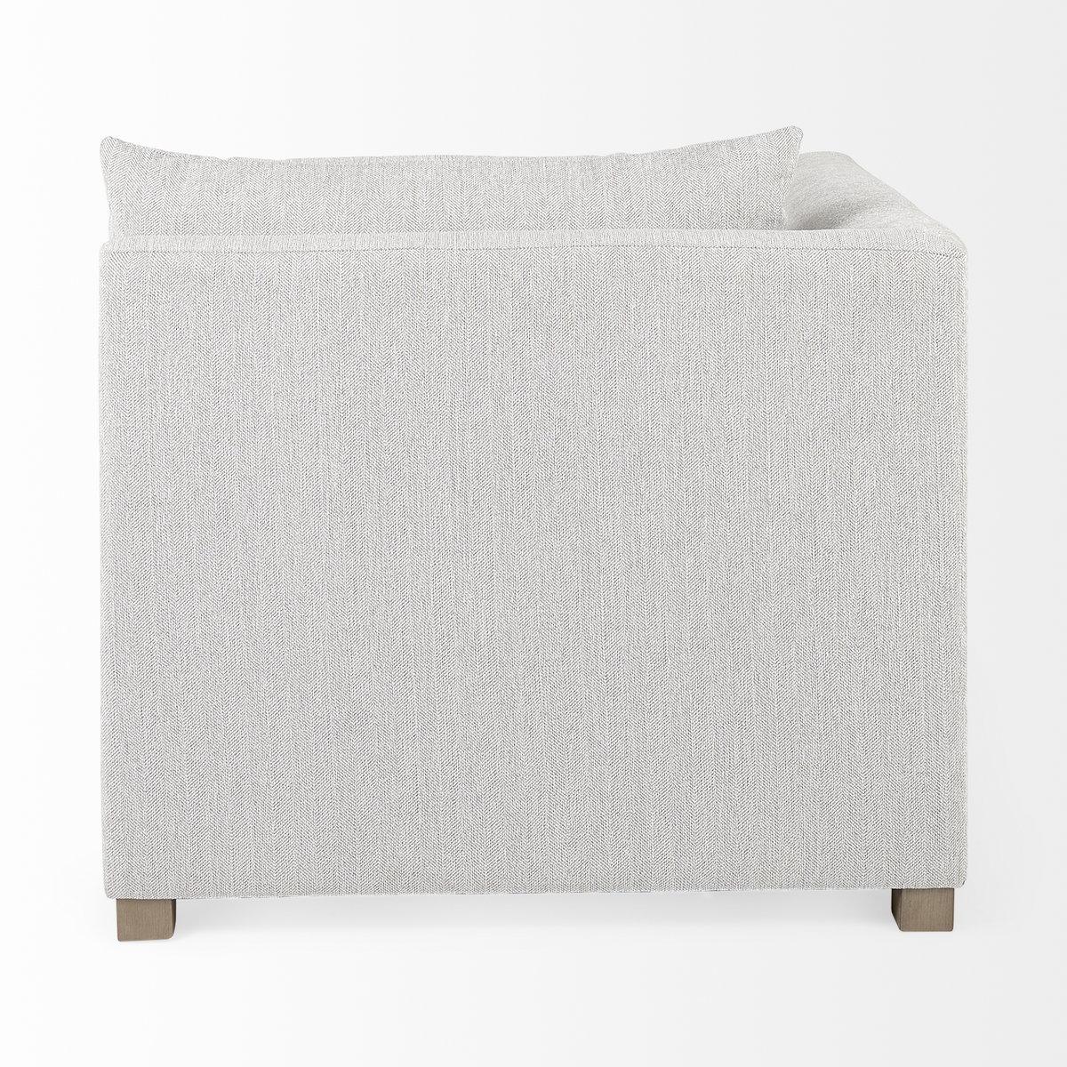 Valence 37.8L x 38.6W x 28.3H Light Gray Corner Sectional Piece, Sectional Sofa by Mercana, 37.8" length x 38.58" width x 28.35" height View 8