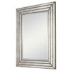Seymour Antique Silver Mirror, by Uttermost, 34.75" width x 46.75" height x 2" depth thumbnail 5