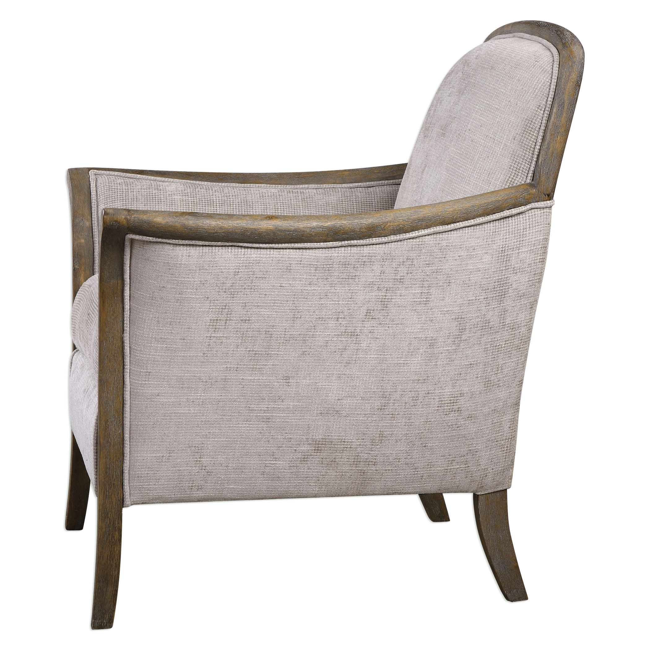 Brittoney Taupe Armchair large image 