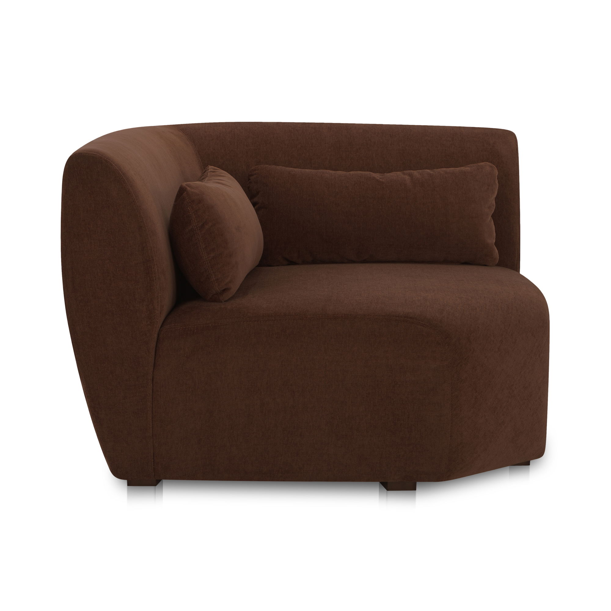 Amelia Corner Chair Chestnut large image 