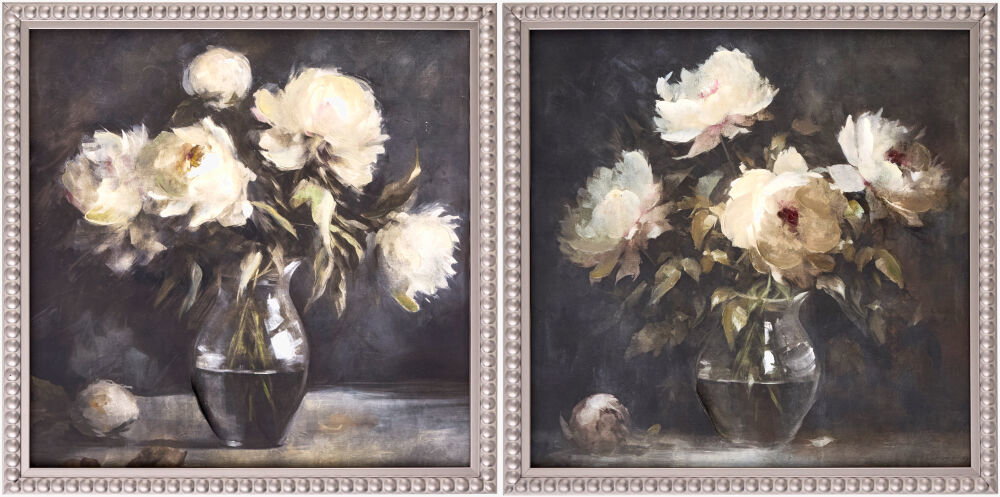 Flores Framed Art, Painting by Surya, 18" width x 18" height