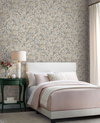 Lea Linen Peel & Stick Wallpaper, by York Wall, 20' length x 2'3" width x 0.02" depth thumbnail 2