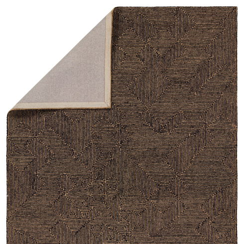 Quarion Handmade Geometric Tan/Black