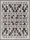 Lyna Machine Woven Rug, by Surya, 1'4.54" length x 1'4.54" width thumbnail