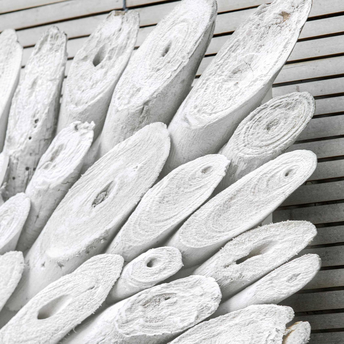 Bahama Wood Whitewashed Wall Decor, Sculptural Wall Art by Uttermost, 39.37" width x 29.5" height x 1.4" depth View 5