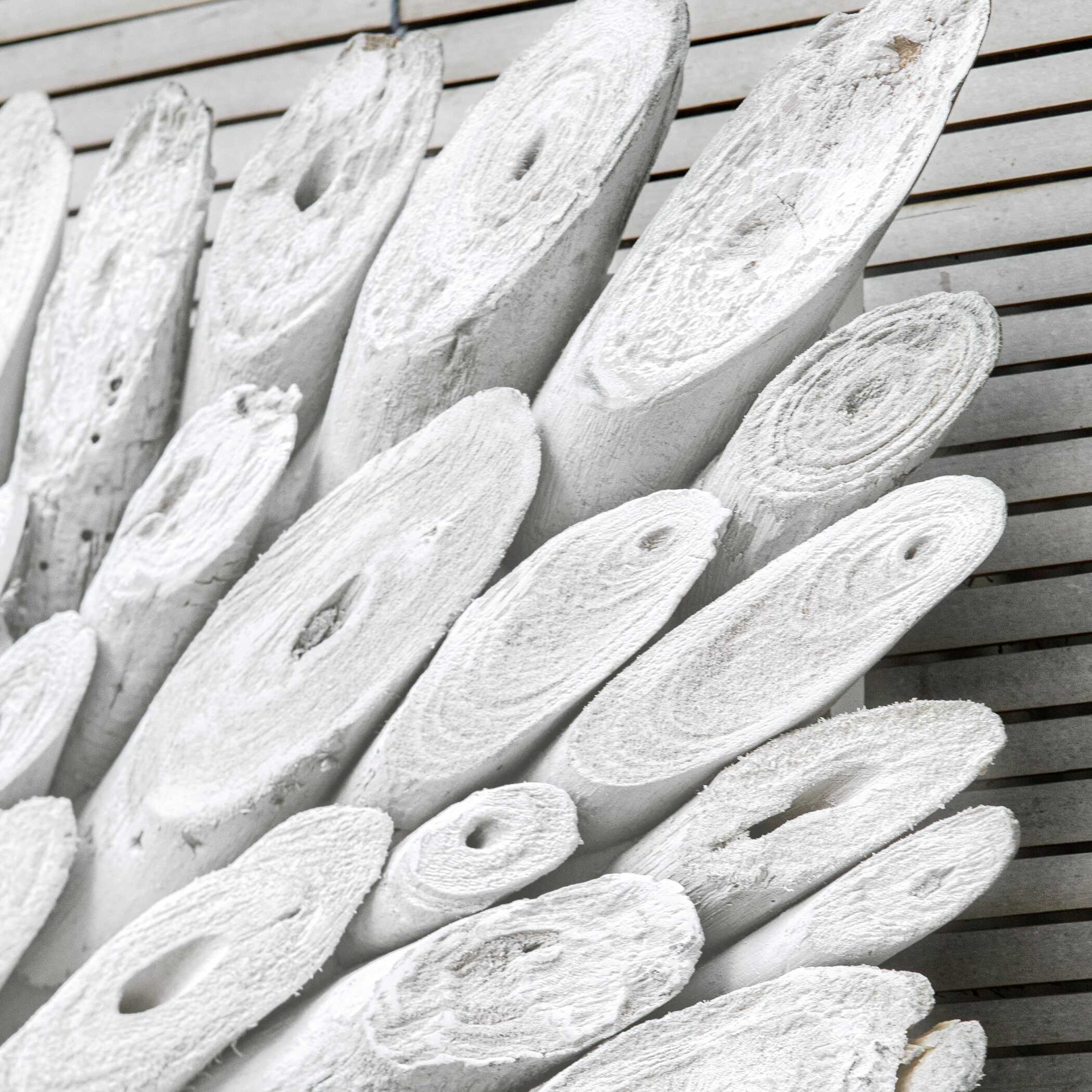 Bahama Wood Whitewashed Wall Decor large image 