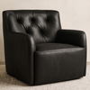 Sullivan Swivel Chair Black, Accent Chair by Moe's Home, 34.65" width x 33" height x 34.65" depth thumbnail 8