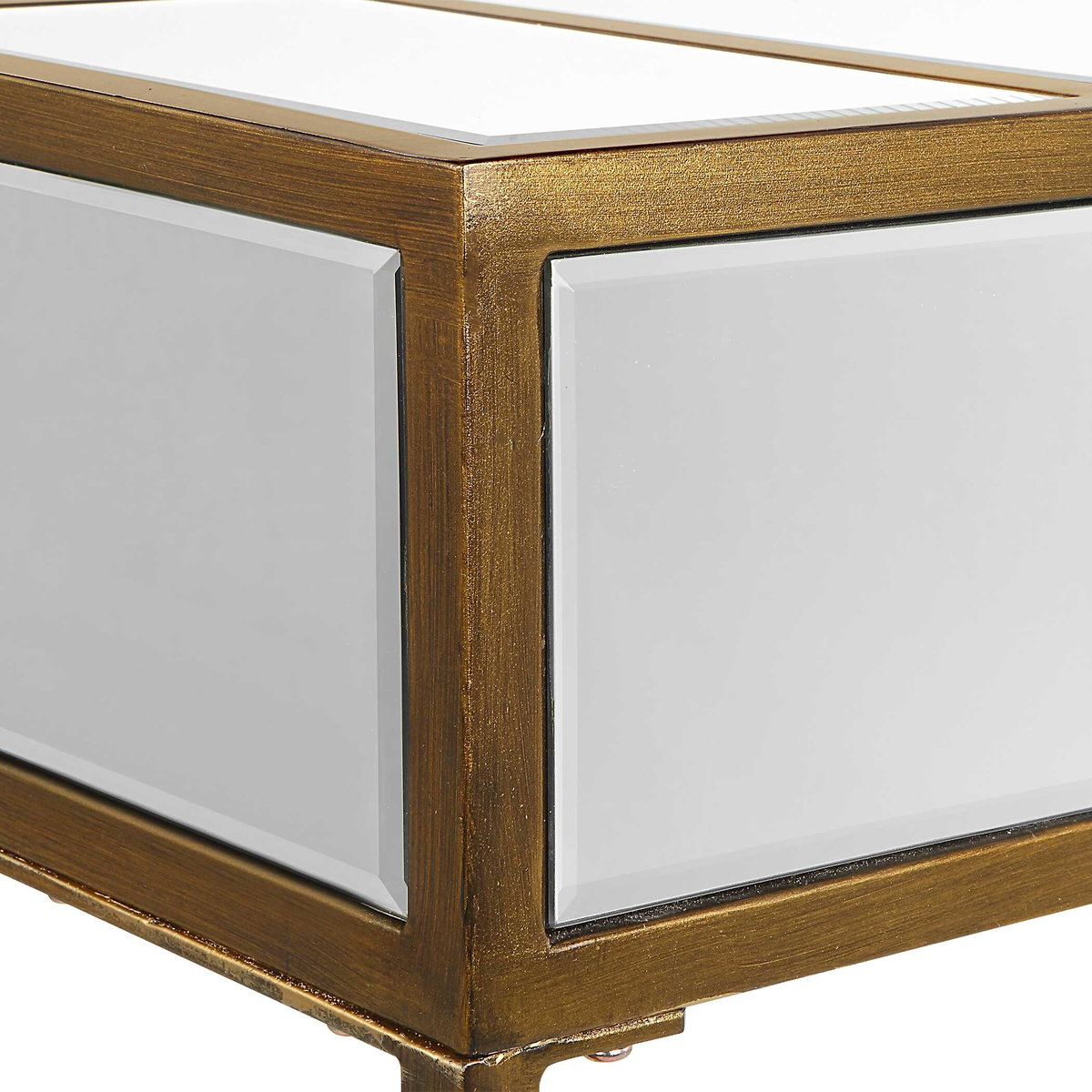 Reflect Mirrored Console Table, by Uttermost, 62" width x 32" height x 14" depth View 7