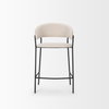 Carolyn Open Back 25.9in Seat Counter Stool | Oatmeal, Counter & Bar Stool by Mercana, 19.29" length x 20.4" width x 35.8" height thumbnail 3