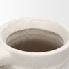 Tyrus Large Textured Matte White with Speckling Ceramic Vase thumbnail 8