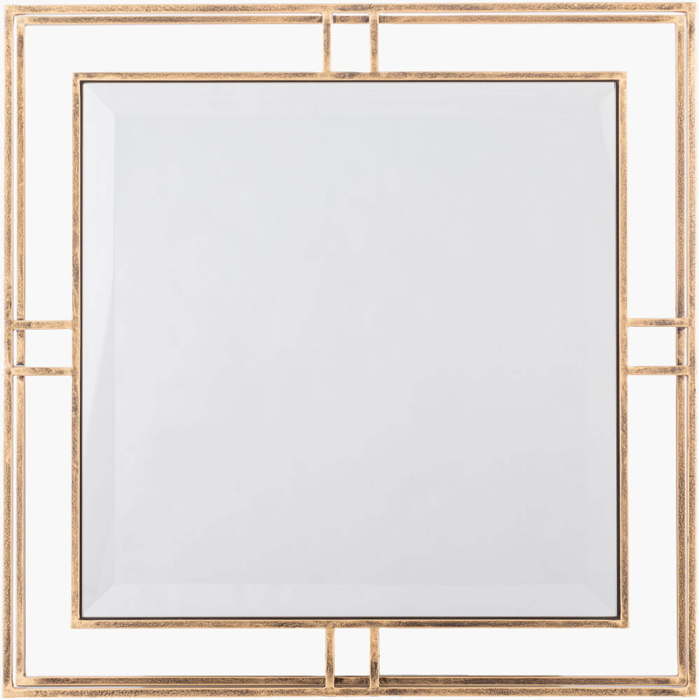 Alpenglow Accent Mirror, by Surya, 18" width x 18" height