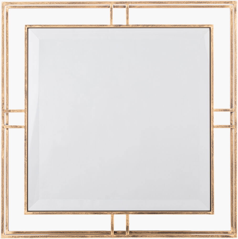 Alpenglow Accent Mirror, by Surya, 18" width x 18" height