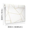Nazca White & Gold Wallpaper thumbnail 6