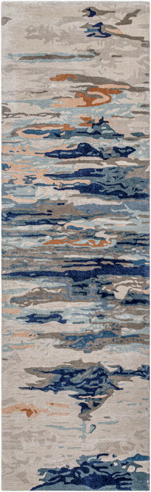 Kavita Handmade Rug, by Surya, 10' length x 3' width