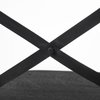 Etienne Low Back 26.25in Seat Counter Stool | Black Wood with Metal, Counter & Bar Stool by Mercana, 20.3" length x 22" width x 41.5" height thumbnail 8
